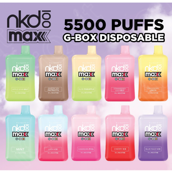 NKD100 G-Box Max 5500Puffs...
